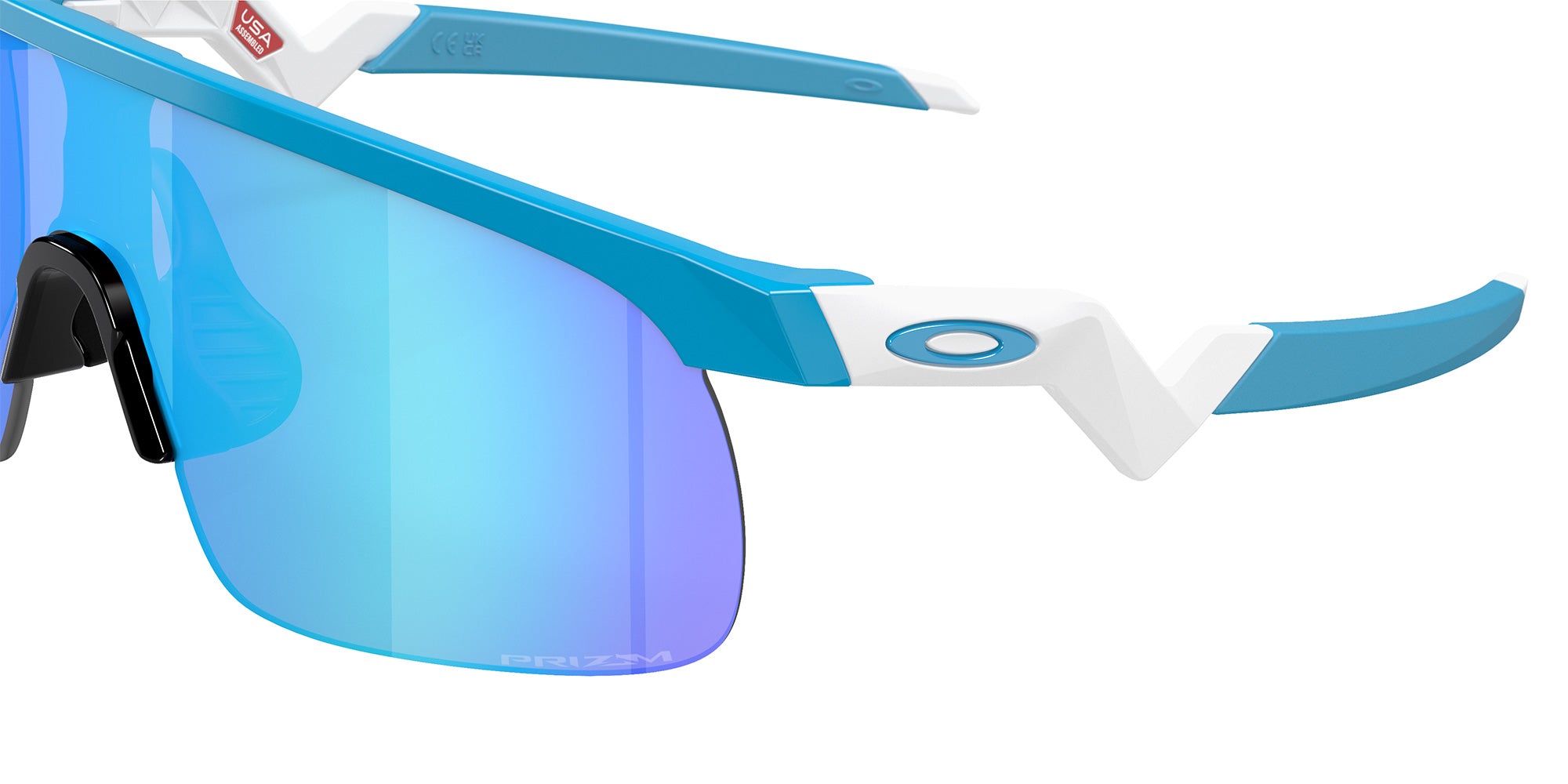 Oakley® OJ9010 RESISTOR OJ9010 901025 23 Sunglasses - Matte Sky Blue / Prizm Sapphire Mirrored