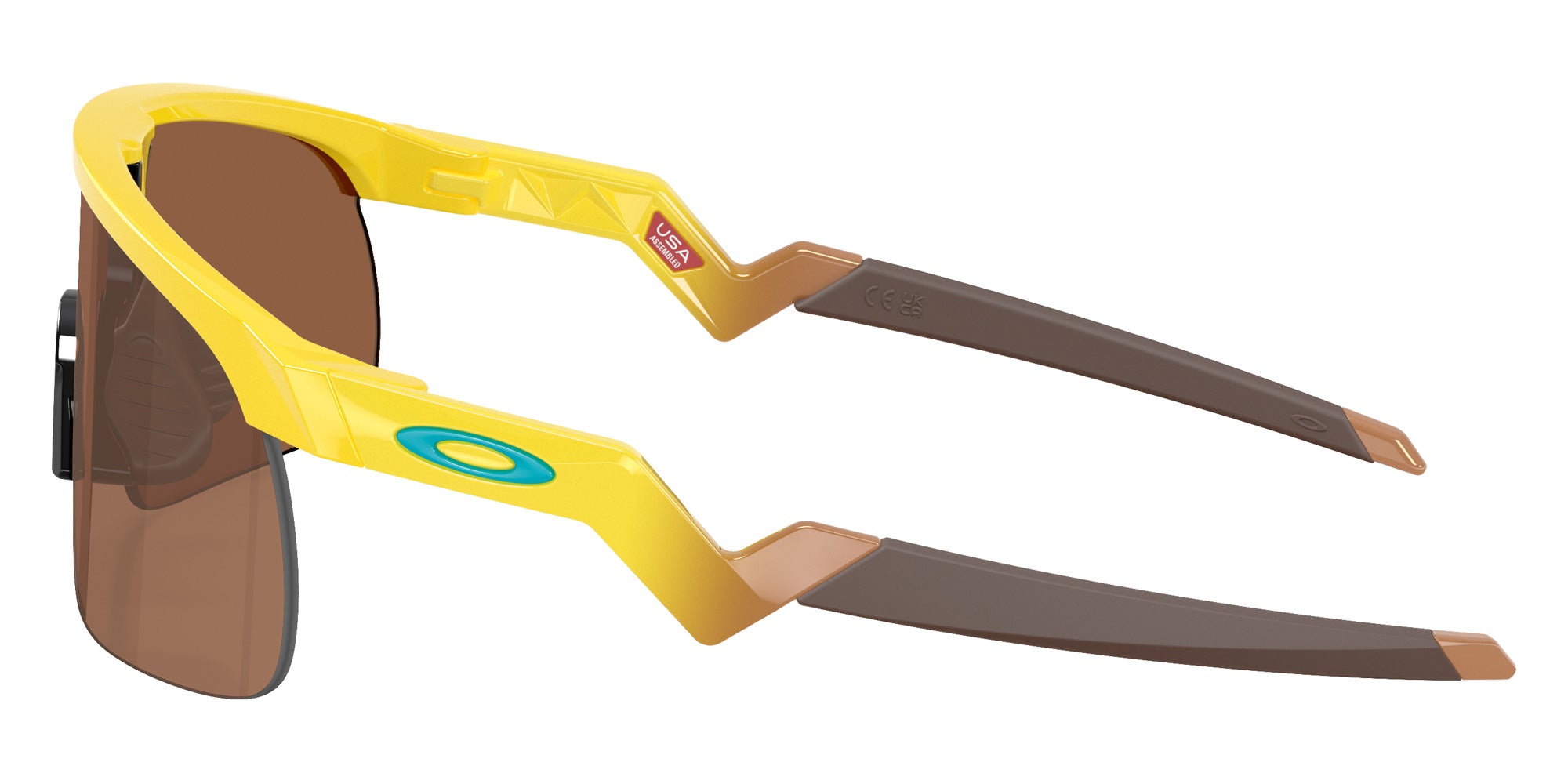 Oakley® OJ9010 RESISTOR OJ9010 901028 23 Sunglasses - Yellow / Prizm Tungsten Mirrored