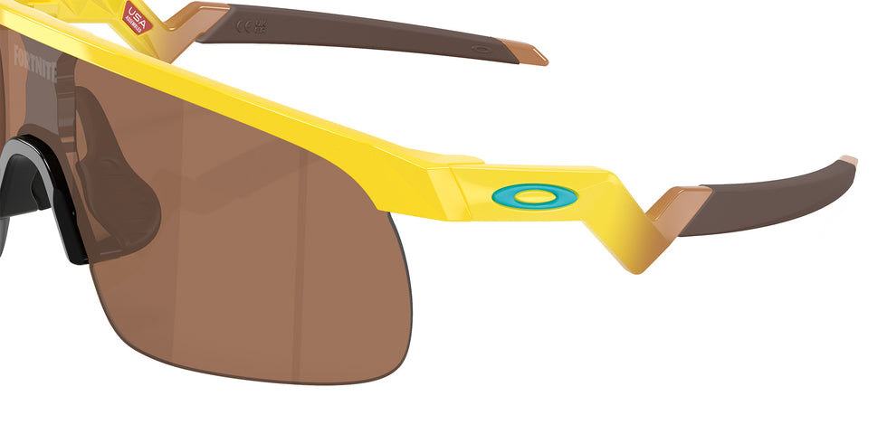 Oakley® OJ9010 RESISTOR OJ9010 901028 23 Sunglasses - Yellow / Prizm Tungsten Mirrored