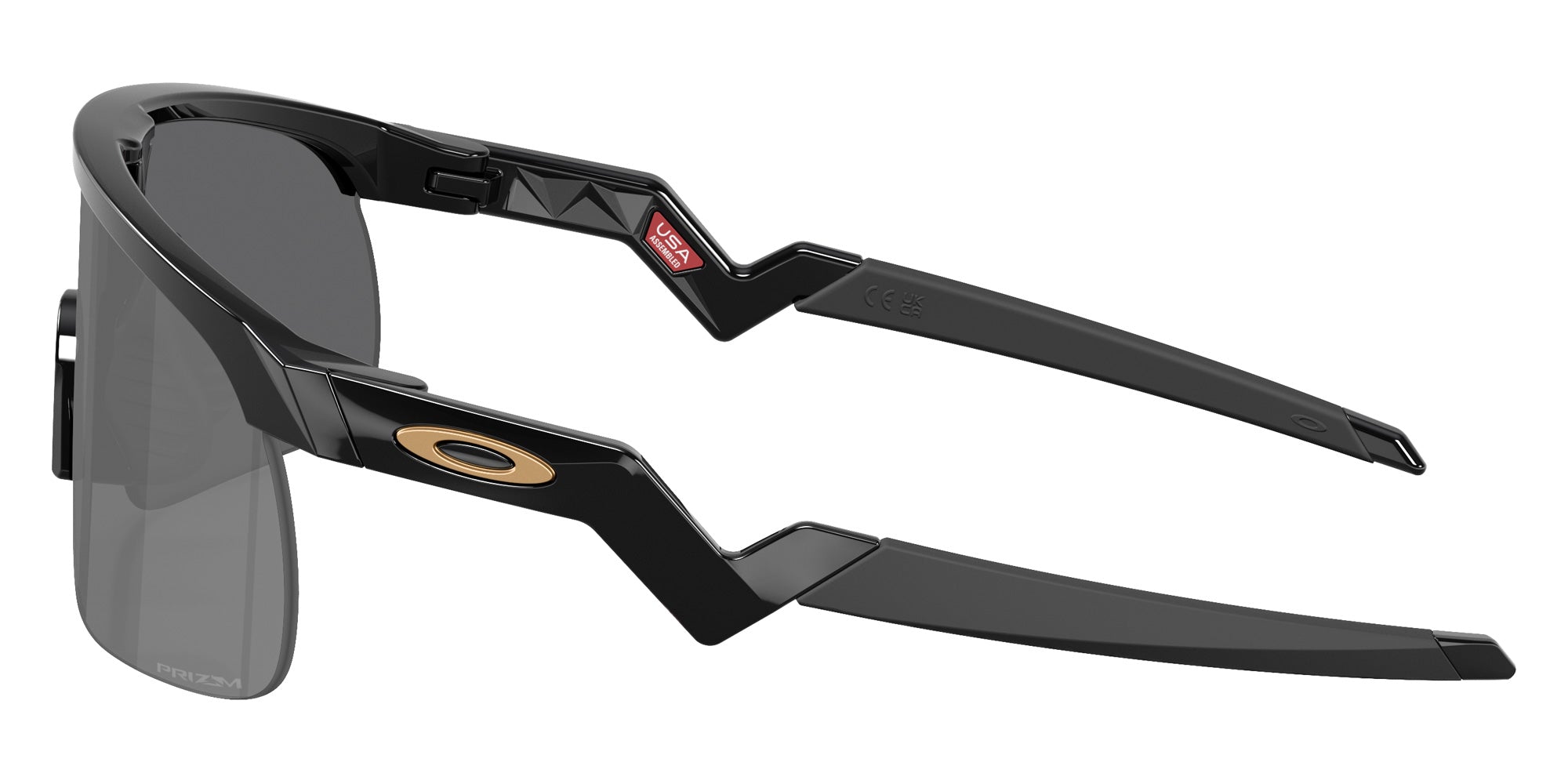 Oakley® OJ9010 RESISTOR OJ9010 901029 23 Sunglasses - Polished Black / Prizm Black Mirrored