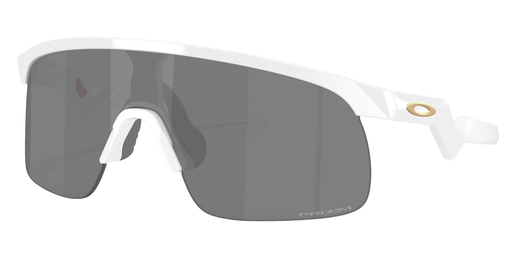 Oakley® OJ9010 RESISTOR OJ9010 901030 23 Sunglasses - Pearl White / Prizm Black Mirrored