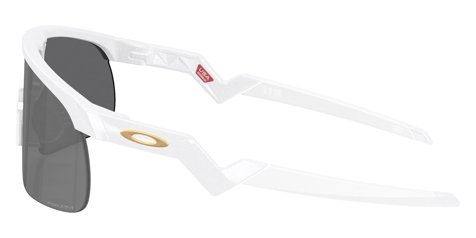 Oakley® OJ9010 RESISTOR OJ9010 901030 23 Sunglasses - Pearl White / Prizm Black Mirrored
