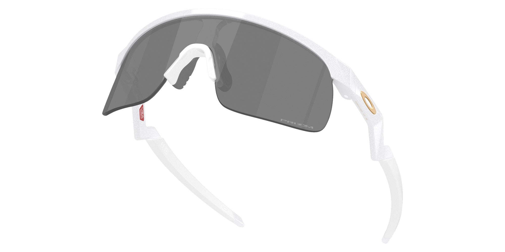 Oakley® OJ9010 RESISTOR OJ9010 901030 23 Sunglasses - Pearl White / Prizm Black Mirrored