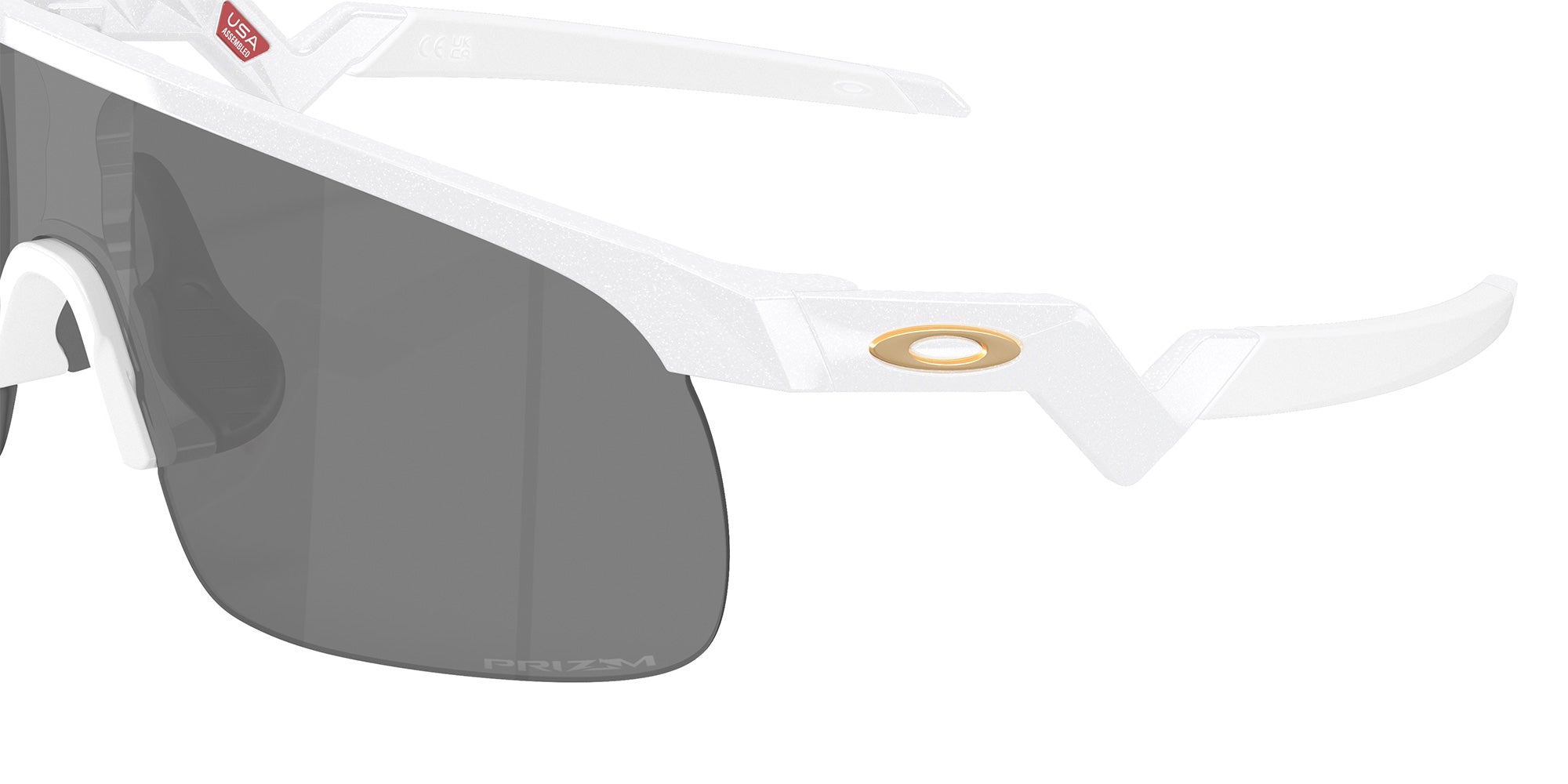 Oakley® OJ9010 RESISTOR OJ9010 901030 23 Sunglasses - Pearl White / Prizm Black Mirrored