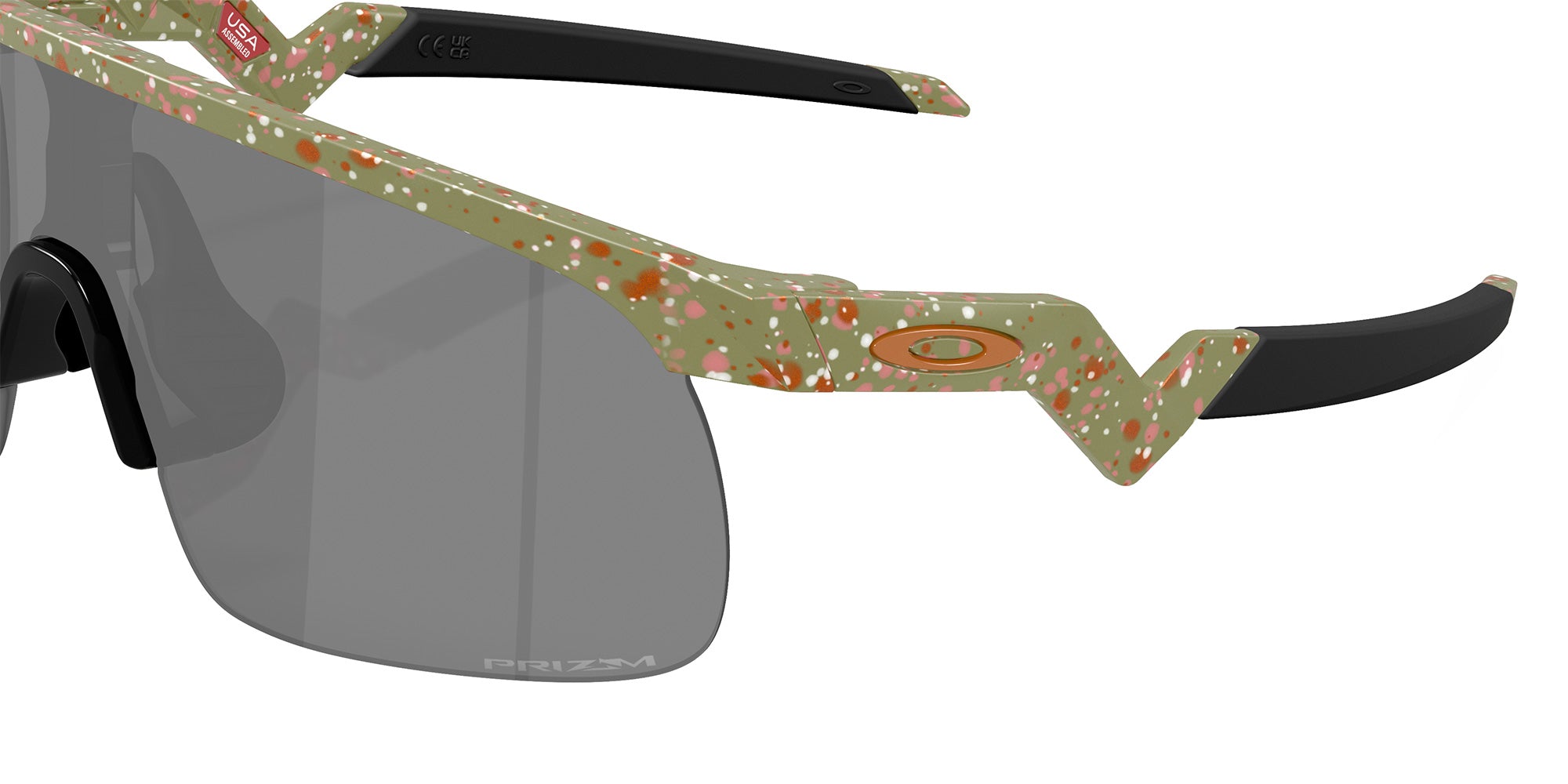 Oakley® OJ9010 RESISTOR OJ9010 901032 23 Sunglasses - Fern Terrazzo / Prizm Black Mirrored