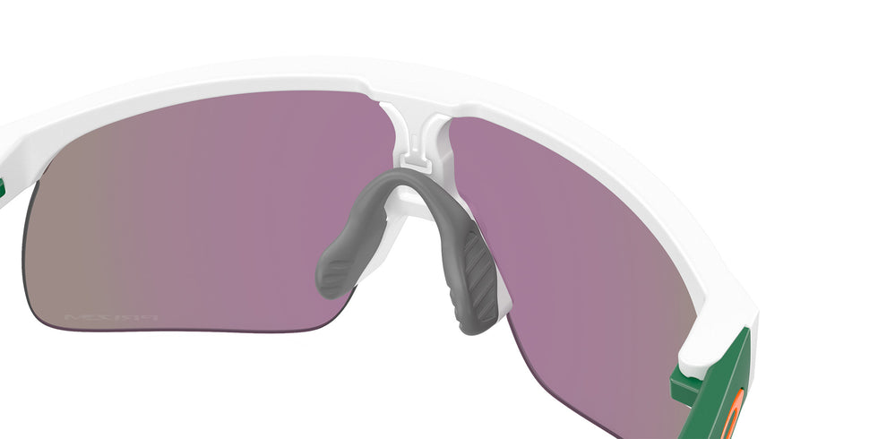 Oakley® OJ9010 RESISTOR OJ9010 901033 23 Sunglasses - Matte White / Prizm Jade Mirrored