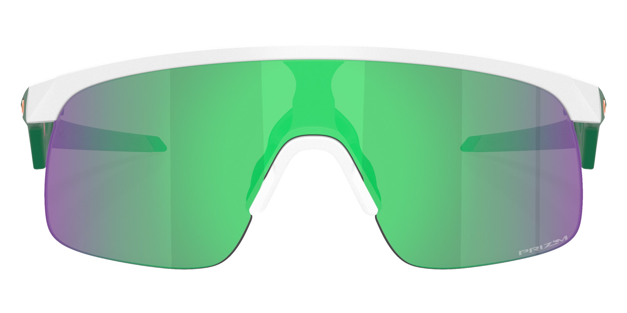 Oakley® OJ9010 RESISTOR OJ9010 901033 23 Sunglasses - Matte White / Prizm Jade Mirrored