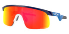 Oakley® OJ9010 RESISTOR OJ9010 901034 23 Sunglasses - Matte Navy / Prizm Ruby Mirrored