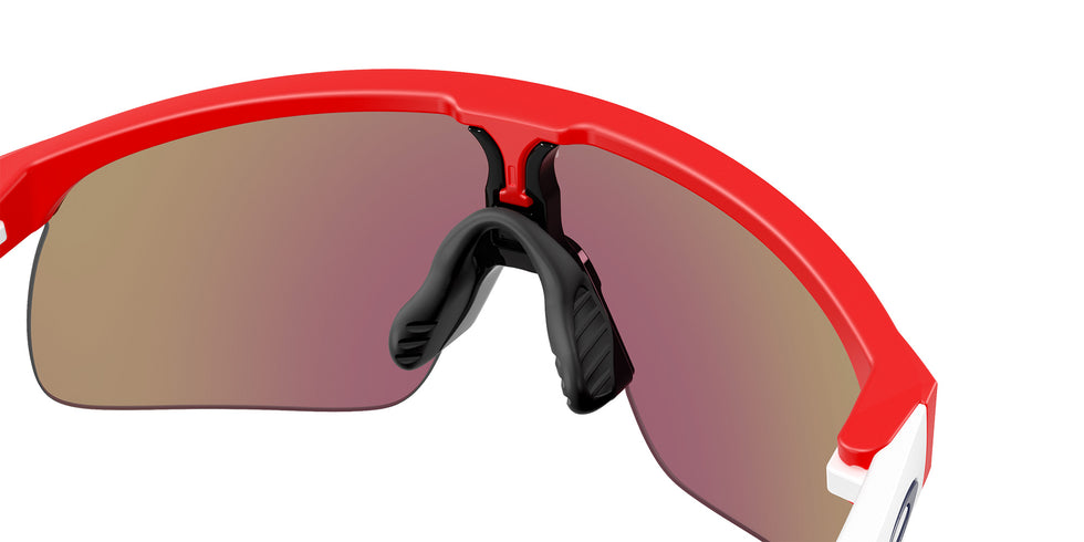 Oakley® OJ9010 RESISTOR OJ9010 901035 23 Sunglasses - Matte Redline / Prizm Sapphire Mirrored