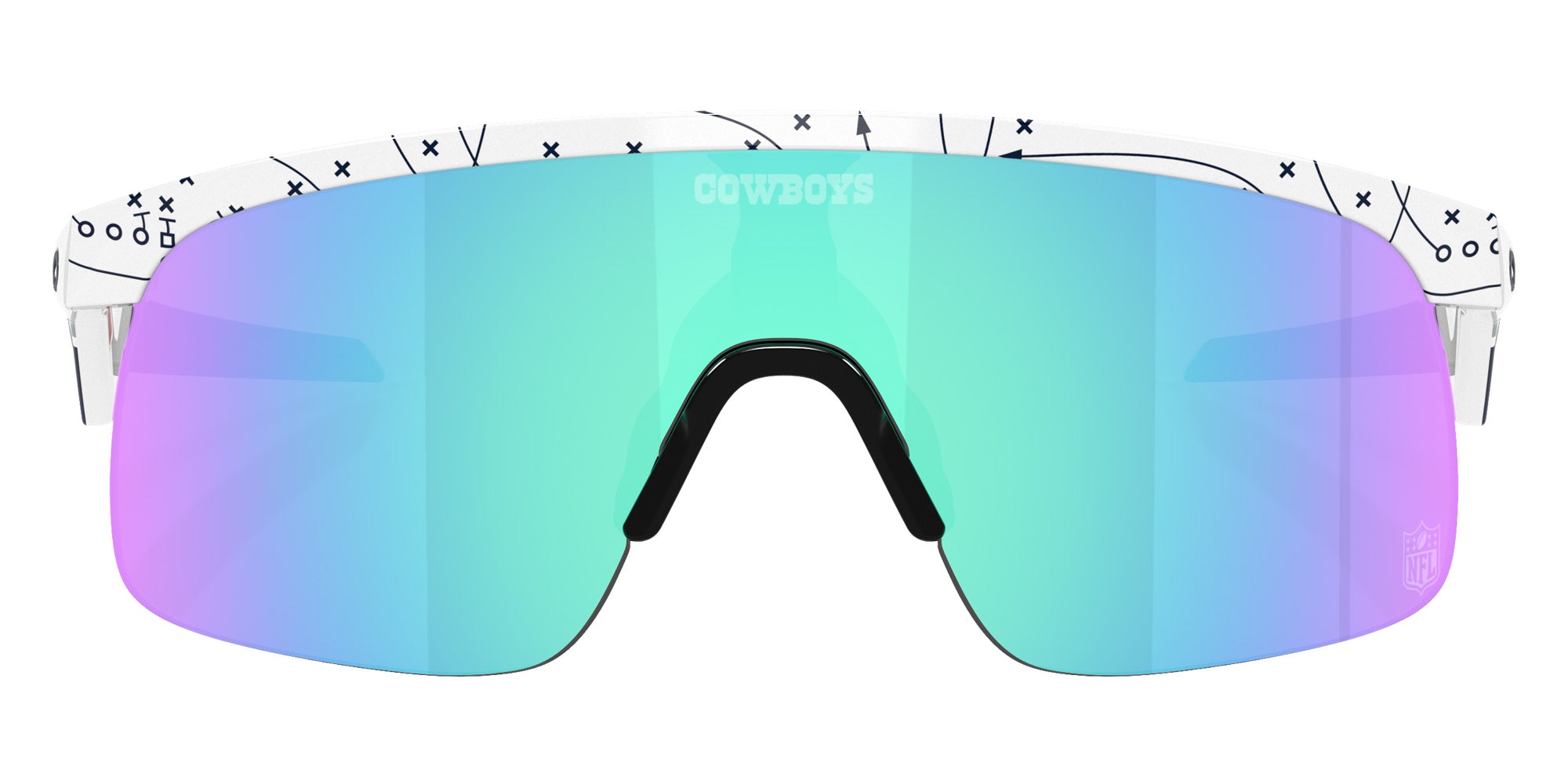 Oakley® OJ9010 RESISTOR OJ9010 901036 23 Sunglasses - White / Prizm Sapphire Mirrored