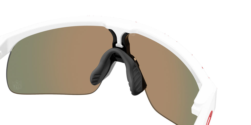 Oakley® OJ9010 RESISTOR OJ9010 901037 23 Sunglasses - White / Prizm Ruby Mirrored