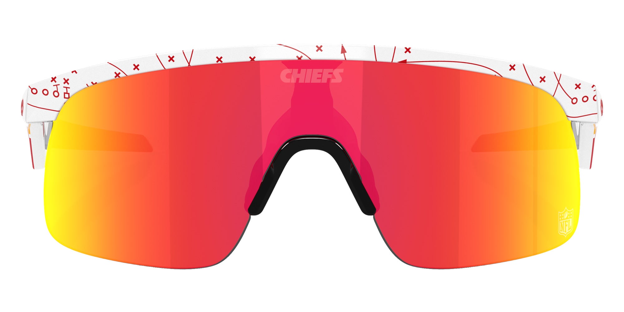 Oakley® OJ9010 RESISTOR OJ9010 901037 23 Sunglasses - White / Prizm Ruby Mirrored