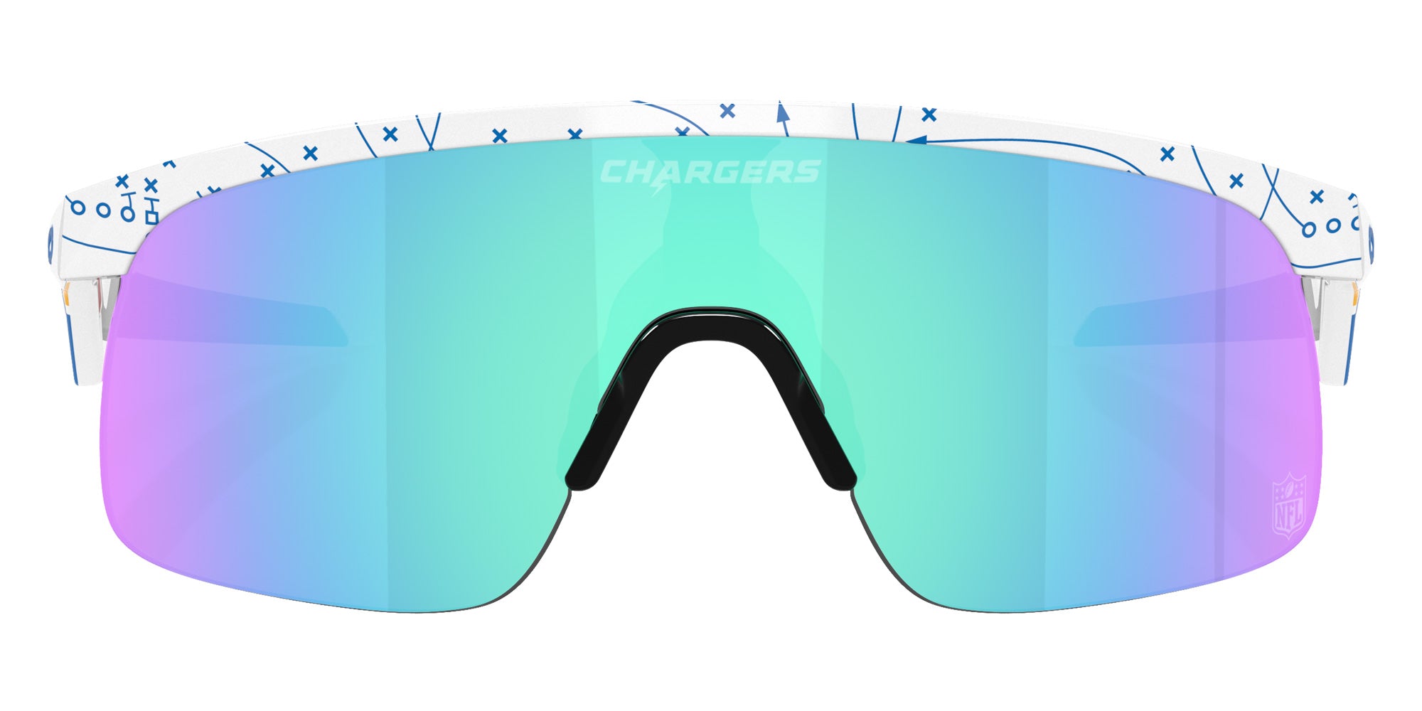 Oakley® OJ9010 RESISTOR OJ9010 901038 23 Sunglasses - White / Prizm Sapphire Mirrored 901038