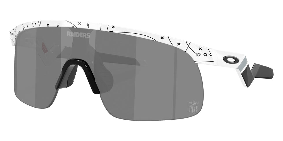 Oakley® OJ9010 RESISTOR OJ9010 901039 23 Sunglasses - White / Prizm Black Mirrored