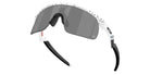 Oakley® OJ9010 RESISTOR OJ9010 901039 23 Sunglasses - White / Prizm Black Mirrored