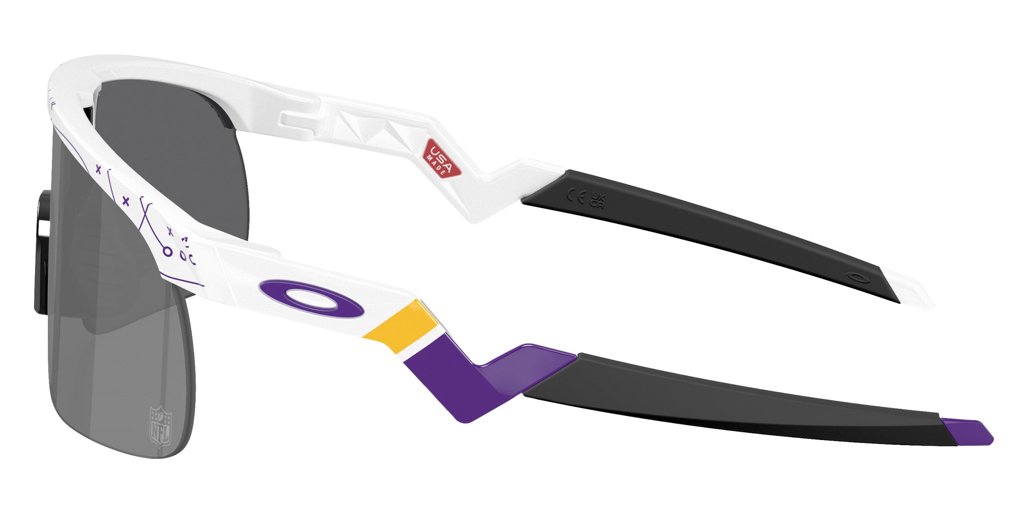 Oakley® OJ9010 RESISTOR OJ9010 901040 23 Sunglasses - 25 Play White / Prizm Black Mirrored