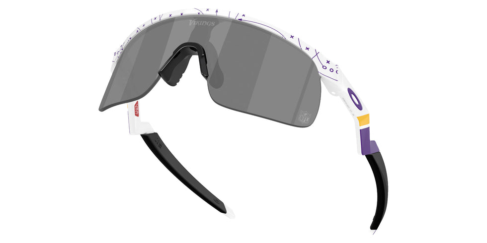 Oakley® OJ9010 RESISTOR OJ9010 901040 23 Sunglasses - 25 Play White / Prizm Black Mirrored