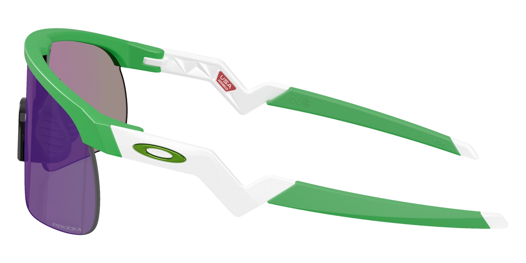 Oakley® OJ9010 RESISTOR OJ9010 901045 23 Sunglasses - Matte Team Green / Prizm Jade Mirrored