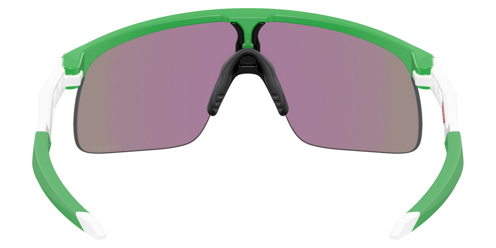 Oakley® OJ9010 RESISTOR OJ9010 901045 23 Sunglasses - Matte Team Green / Prizm Jade Mirrored