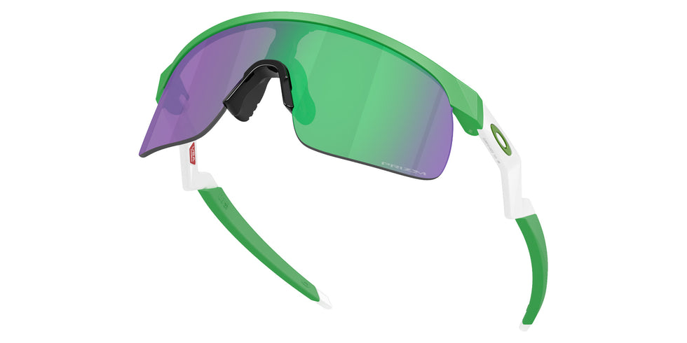 Oakley® OJ9010 RESISTOR OJ9010 901045 23 Sunglasses - Matte Team Green / Prizm Jade Mirrored