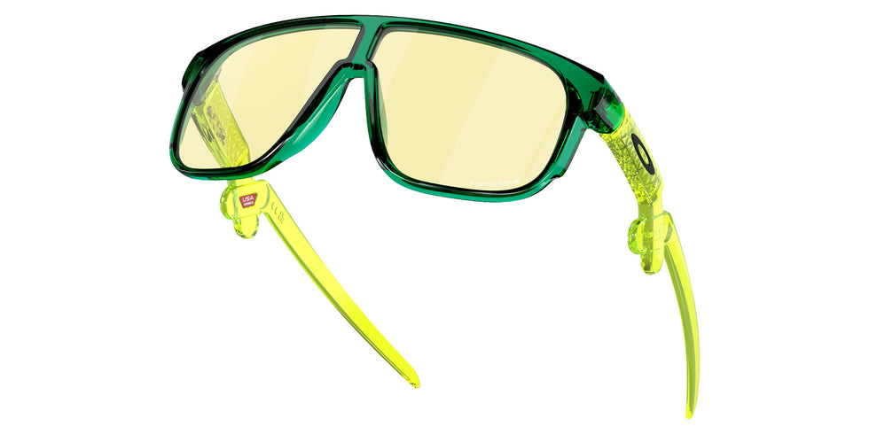 Oakley® OJ9012 INVERTER OJ9012 901204 58 Sunglasses - Crystal Green / Prizm Gaming™ 2.0 Mirrored