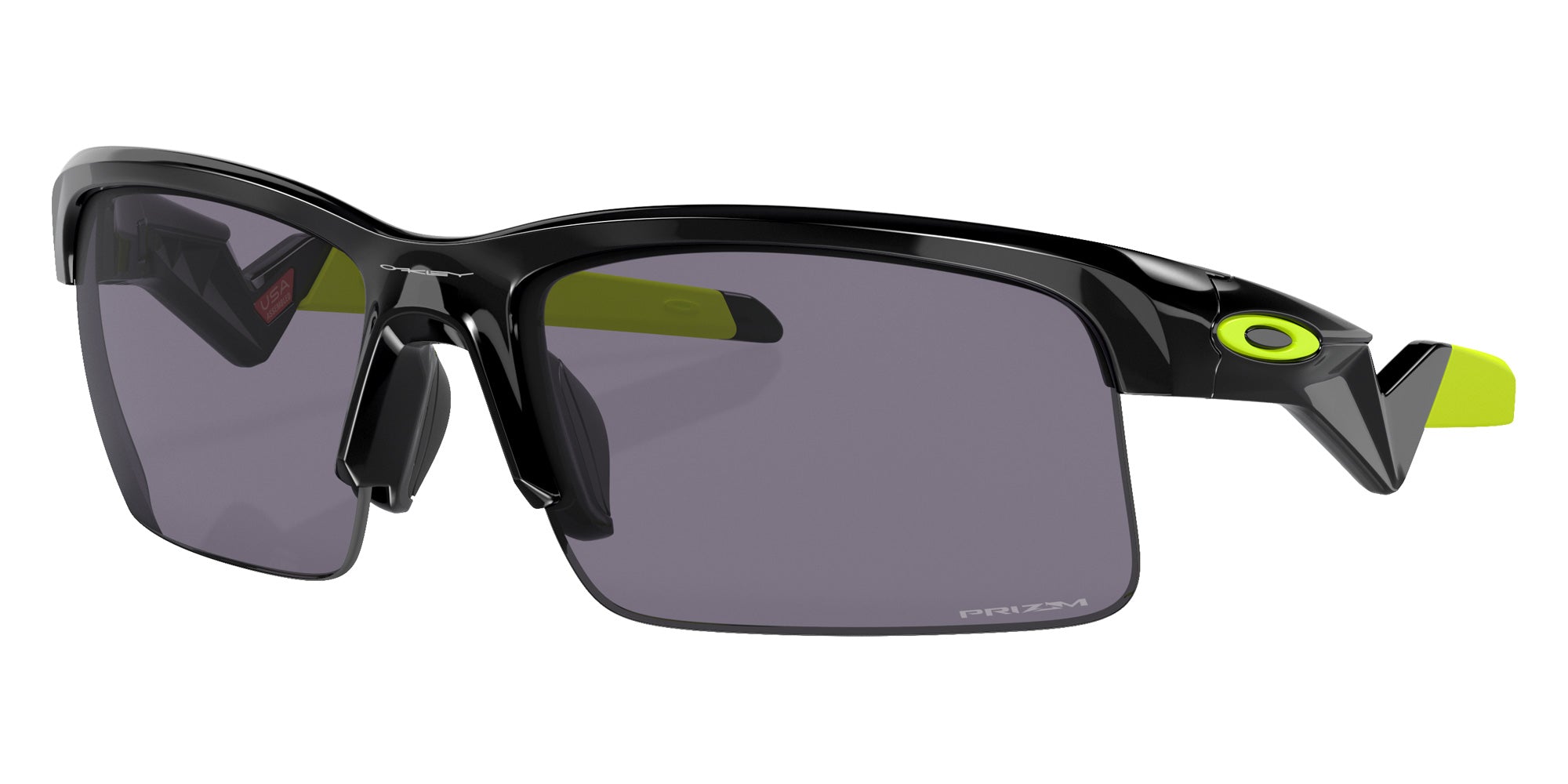Oakley® OJ9013 CAPACITOR OJ9013 901301 62 Sunglasses - Polished Black / Prizm Gray