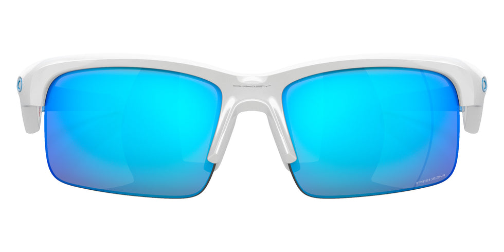 Oakley® OJ9013 CAPACITOR OJ9013 901302 62 Sunglasses - Polished White / Prizm Sapphire Mirrored