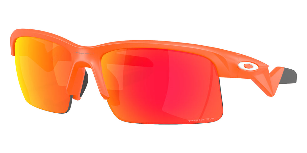 Oakley® OJ9013 CAPACITOR OJ9013 901307 62 Sunglasses - Matte Neon Orange / Prizm Ruby Mirrored
