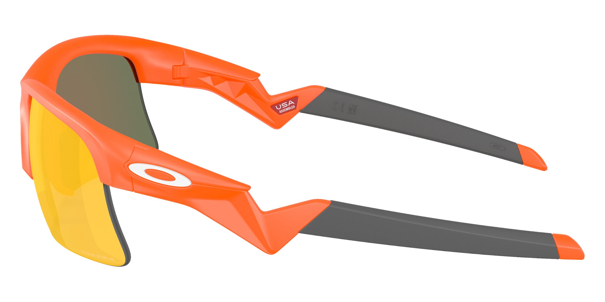 Oakley® OJ9013 CAPACITOR OJ9013 901307 62 Sunglasses - Matte Neon Orange / Prizm Ruby Mirrored