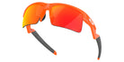 Oakley® OJ9013 CAPACITOR OJ9013 901307 62 Sunglasses - Matte Neon Orange / Prizm Ruby Mirrored