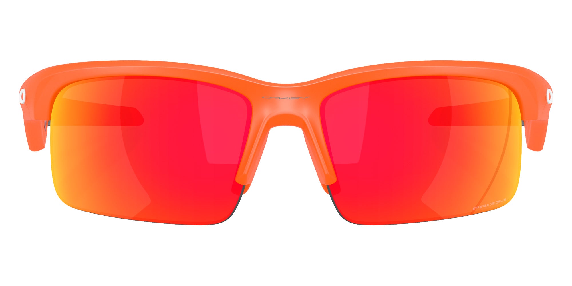 Oakley® OJ9013 CAPACITOR OJ9013 901307 62 Sunglasses - Matte Neon Orange / Prizm Ruby Mirrored
