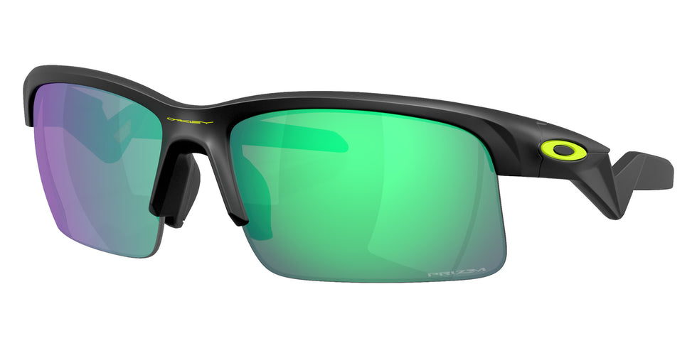 Oakley® OJ9013 CAPACITOR OJ9013 901311 62 Sunglasses - Matte Black / Prizm Road Jade Mirrored