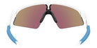 Oakley® OJ9015 RESISTOR SWEEP OJ9015 901501 28 Sunglasses - Polished White / Prizm Sapphire Mirrored