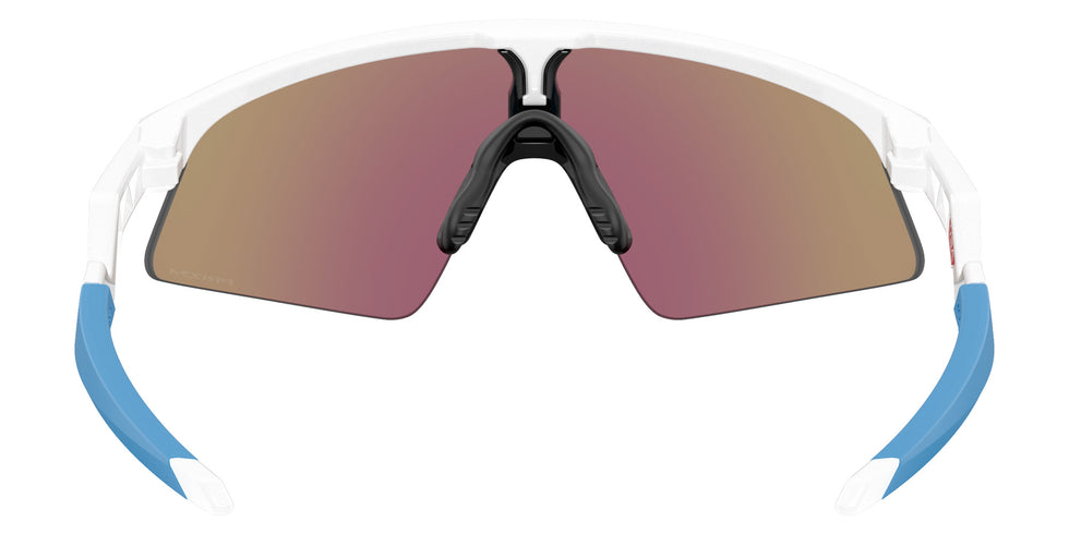 Oakley® OJ9015 RESISTOR SWEEP OJ9015 901501 28 Sunglasses - Polished White / Prizm Sapphire Mirrored