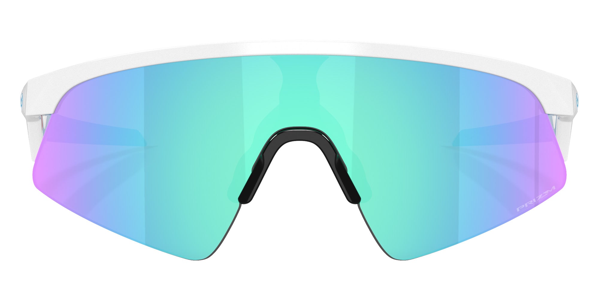 Oakley® OJ9015 RESISTOR SWEEP OJ9015 901501 28 Sunglasses - Polished White / Prizm Sapphire Mirrored