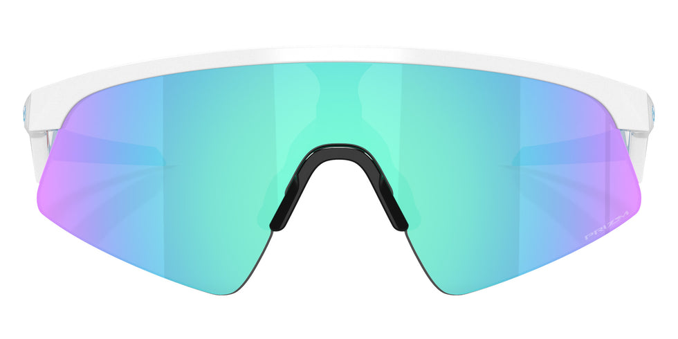 Oakley® OJ9015 RESISTOR SWEEP OJ9015 901501 28 Sunglasses - Polished White / Prizm Sapphire Mirrored