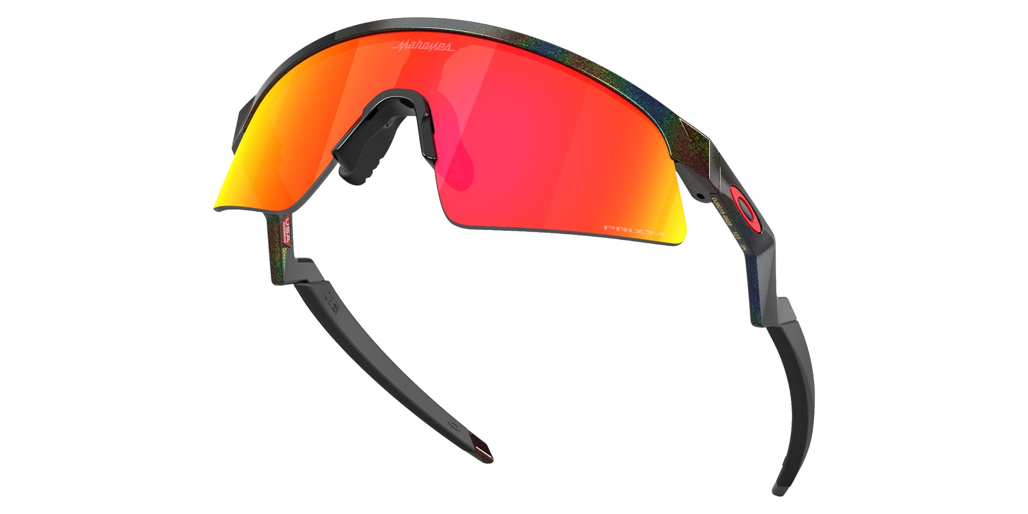 Oakley® OJ9015 RESISTOR SWEEP OJ9015 901509 28 Sunglasses - Dark Galaxy / Prizm Ruby Mirrored