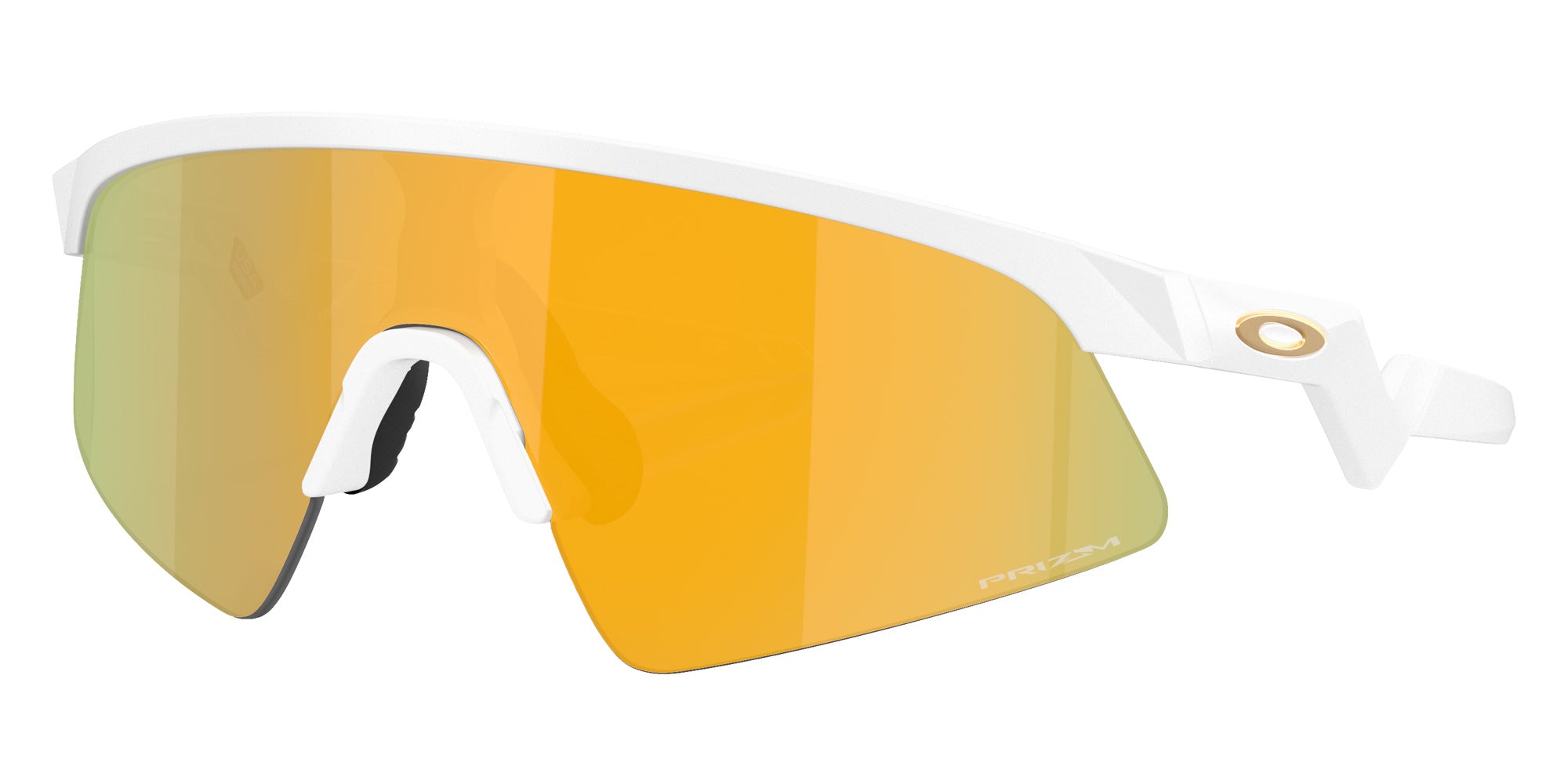 Oakley® OJ9015 RESISTOR SWEEP OJ9015 901511 28 Sunglasses - Matte White / Prizm 24K Mirrored