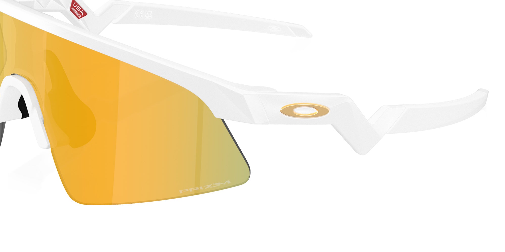 Oakley® OJ9015 RESISTOR SWEEP OJ9015 901511 28 Sunglasses - Matte White / Prizm 24K Mirrored