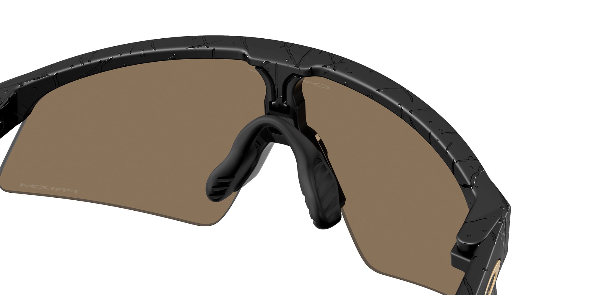 Oakley® OJ9015 RESISTOR SWEEP OJ9015 901513 28 Sunglasses - Matte Black Splatter / Prizm 24k Mirrored 901513