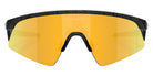 Oakley® OJ9015 RESISTOR SWEEP OJ9015 901513 28 Sunglasses - Matte Black Splatter / Prizm 24k Mirrored 901513