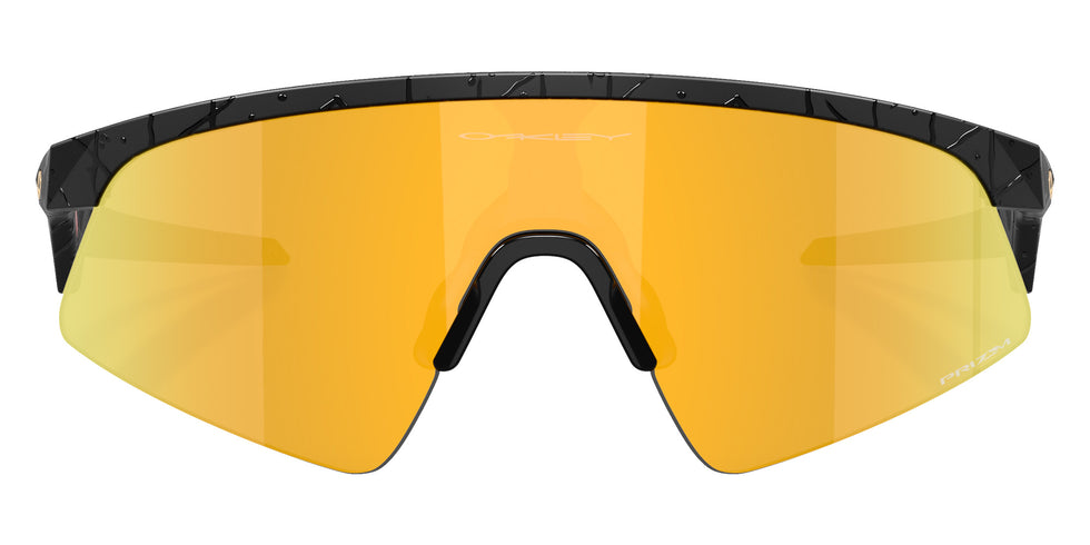 Oakley® OJ9015 RESISTOR SWEEP OJ9015 901513 28 Sunglasses - Matte Black Splatter / Prizm 24k Mirrored 901513