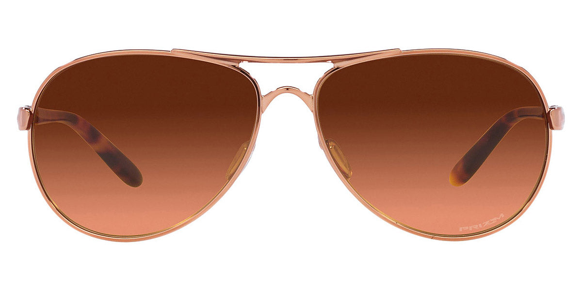 Oakley® OO4079 Feedback OO4079 407946 59 - Rose gold/Prizm brown gradient Sunglasses