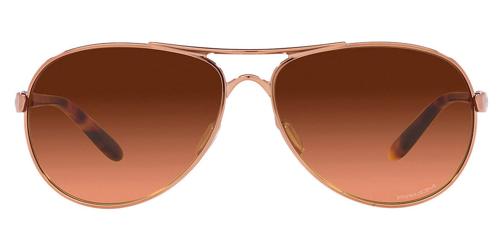 Oakley® OO4079 Feedback OO4079 407946 59 - Rose gold/Prizm brown gradient Sunglasses