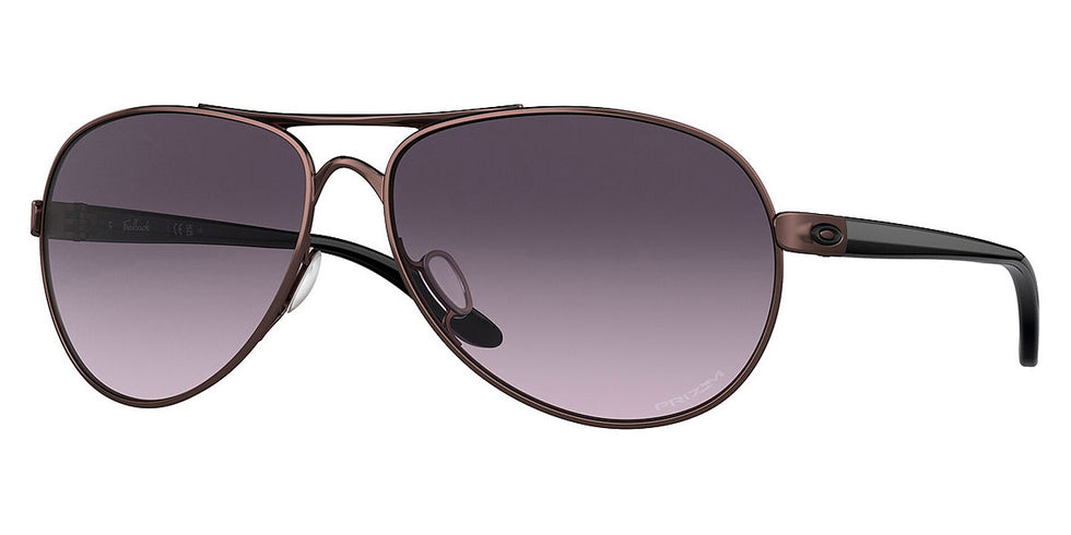 Oakley® OO4079 Feedback OO4079 407948 59 - Satin grenache/Prizm grey gradient Sunglasses