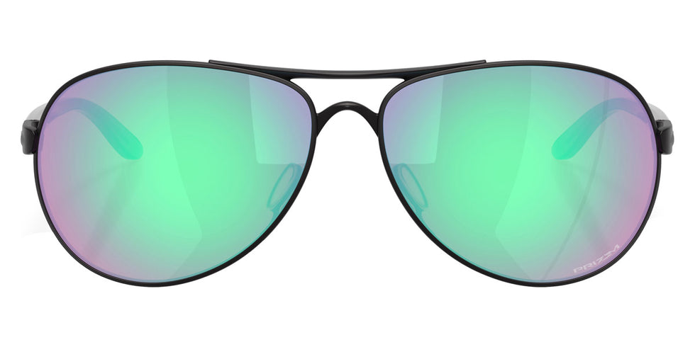 Oakley® OO4079 Feedback OO4079 407953 59 - Satin Black/Prizm Golf Sunglasses