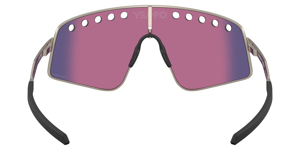 Oakley® OO6025 SUTRO TI SWEEP OO6025 602503 38 Sunglasses - Matte Gunmetal / Prizm Road Mirrored