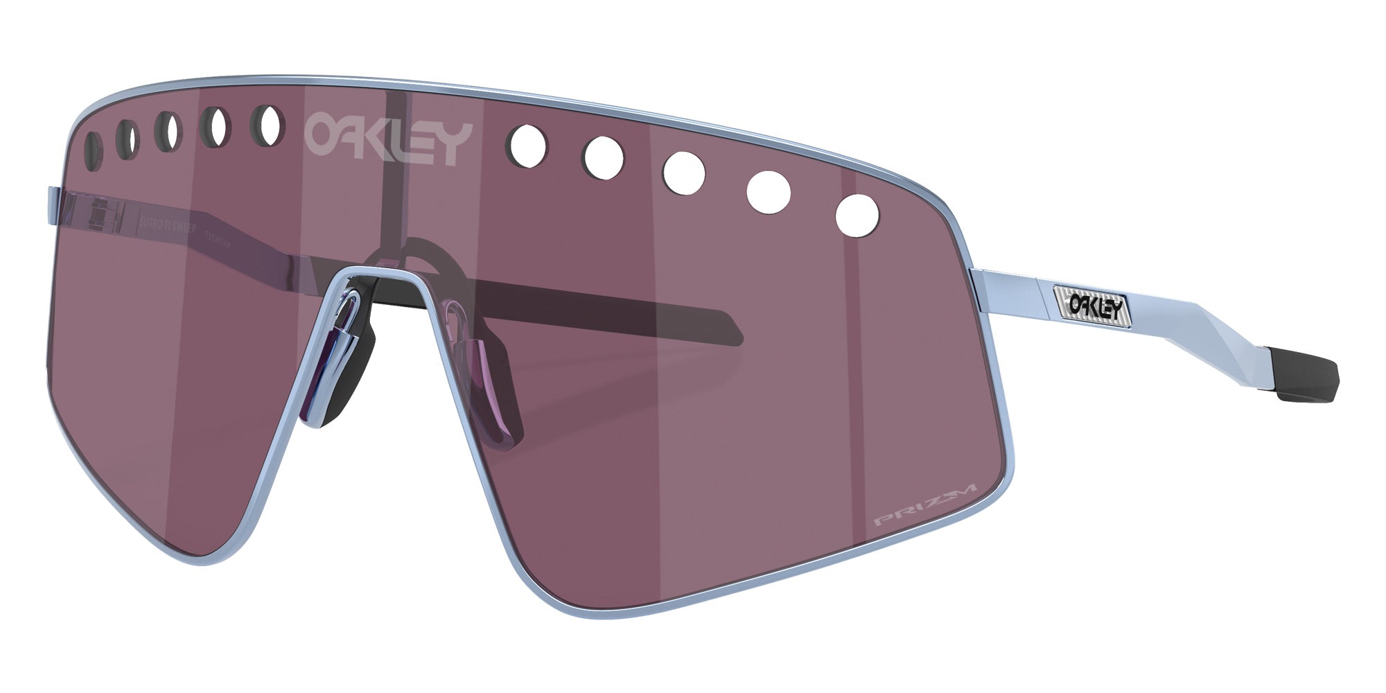 Oakley® OO6025 SUTRO TI SWEEP OO6025 602504 38 Sunglasses - Polished Stonewash / Prizm Road Black Mirrored