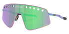 Oakley® OO6025 SUTRO TI SWEEP OO6025 602505 38 Sunglasses - Polished Oil Slick / Prizm Road Jade Mirrored