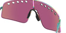 Oakley® OO6025 SUTRO TI SWEEP OO6025 602505 38 Sunglasses - Polished Oil Slick / Prizm Road Jade Mirrored